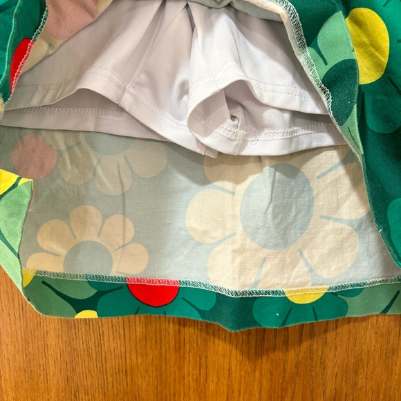 Loudmouth Ladies Magic Bus green activewear skort with pockets, size 14 - Picture 5 of 8